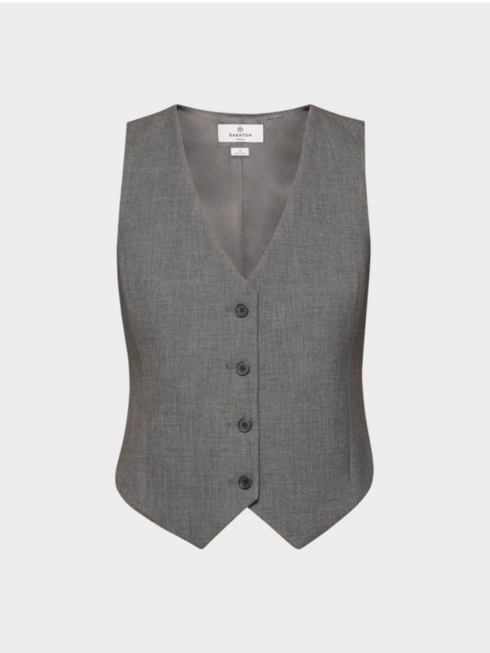 Babaton Deniro vest (re)ssential 4 heathered charcoal